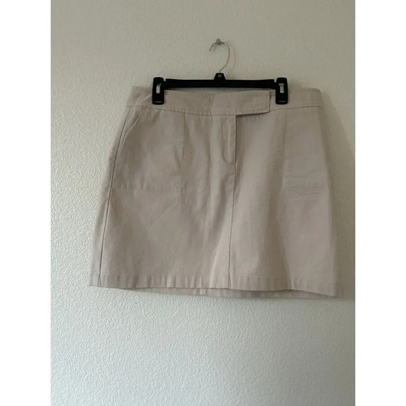 Style & Co‎ Beige Pockets Belted Pencil/Straight Knee Length Skirt Size 14P - Picture 6 of 13